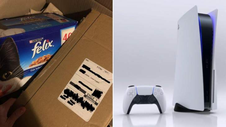 Amazon customers get bags of rice and cat food instead of the PlayStation 5.