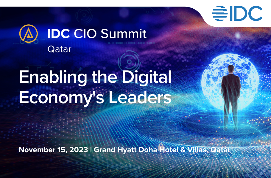 IDC to explore Qatar’s digital future at CIO Summit in Doha.