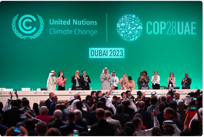 COP28 which concluded yesterday with historic agreement to try to tackle the climate crisis.