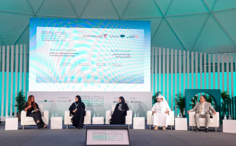 Expo Qatar 2023 discusses artificial intelligence and climate solutions.