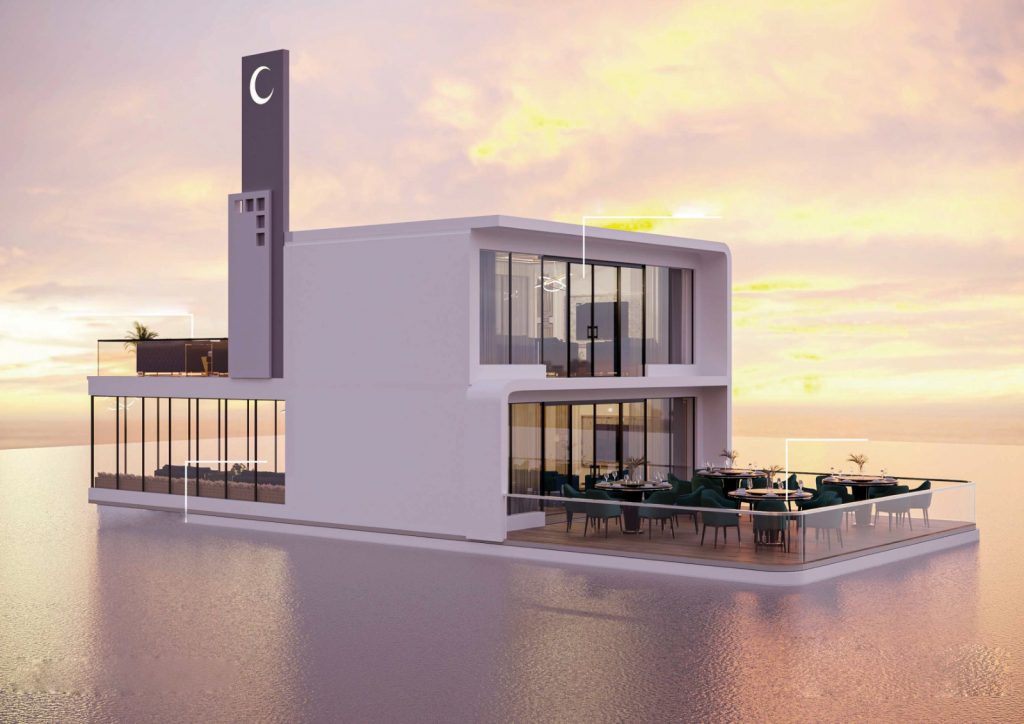 Dubai launches the world’s first floating mosque.