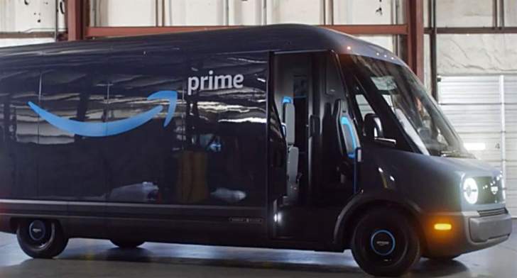 Amazon unveils an electric delivery van from Rivian